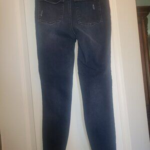 Spanx Distress Skinny Jeans Leggings Pull on size M